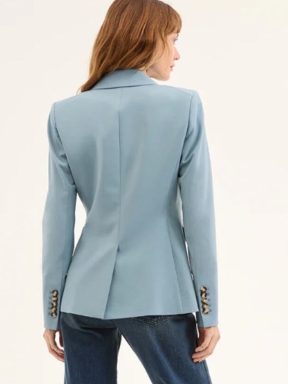 Veronica Beard Miller Dickey Jacket Blazer in Sea Glass - Picture 2 of 13